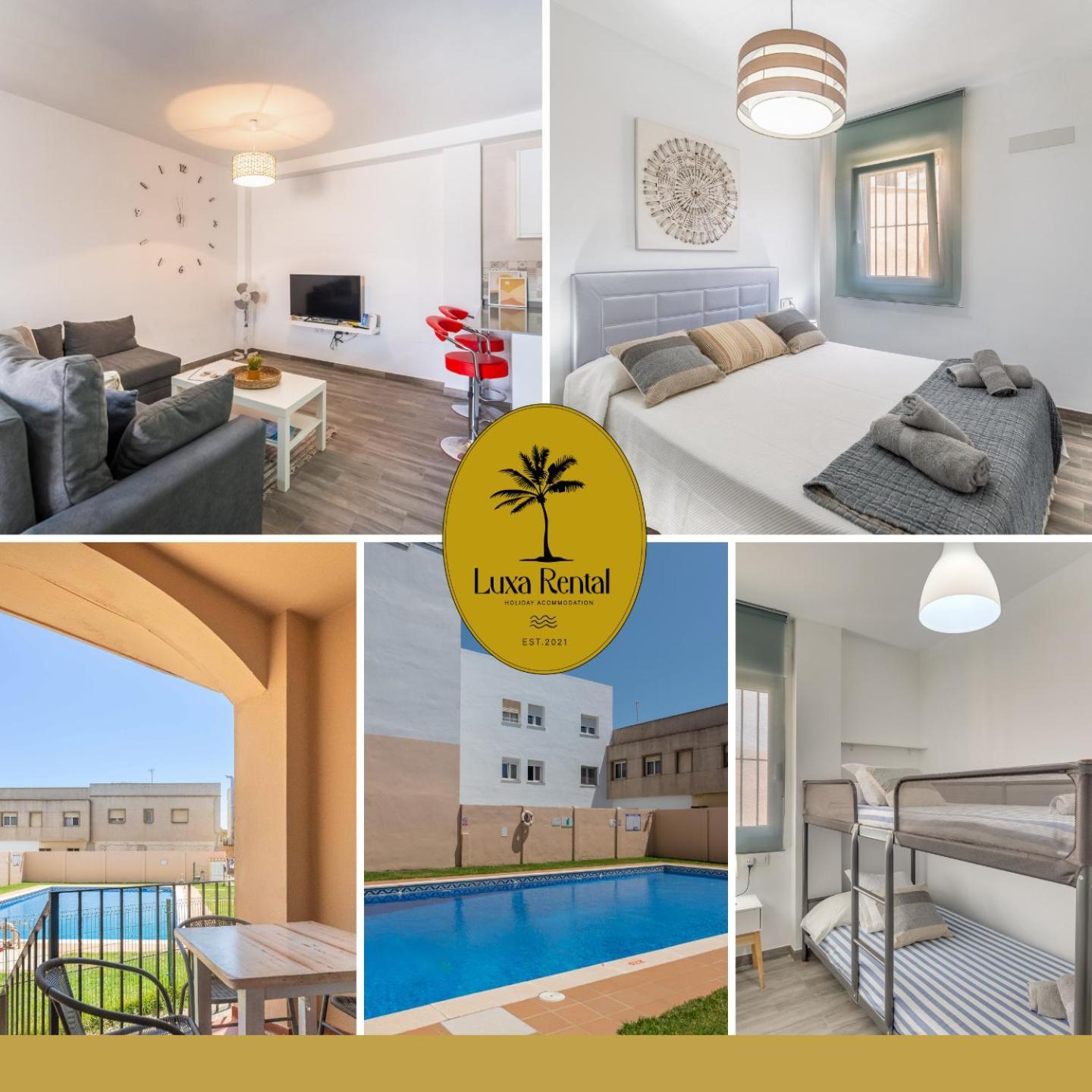 Lxr Balneario 2Hab Sol & Playa Apartman Tarifa Kültér fotó